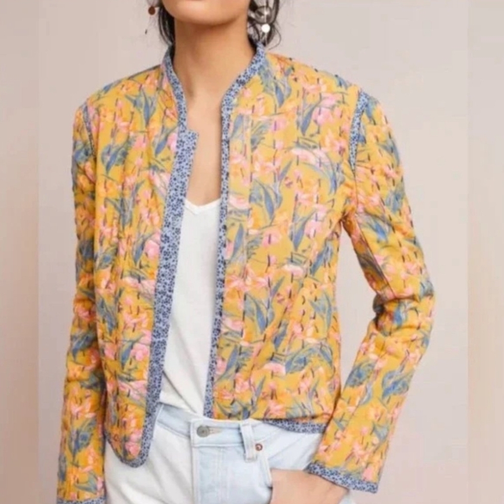 Anthropologie Waverly Quilted Jacket